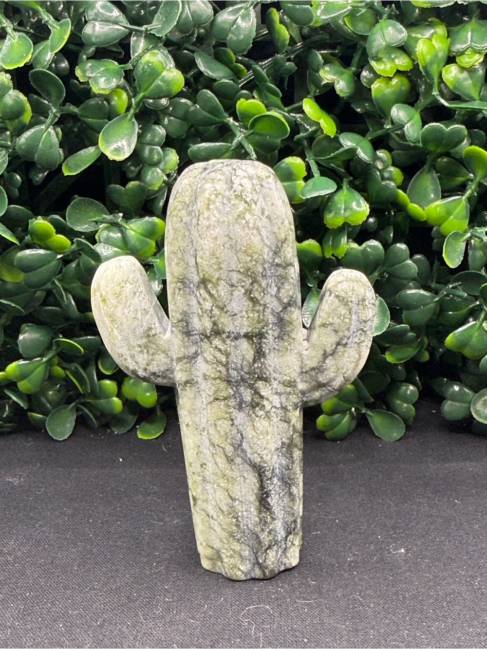 Serpentine Cactus Carving